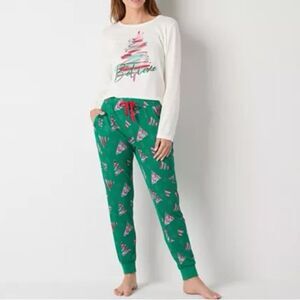 Sleep Chic Christmas Believe 2 Piece Pajama Set NEW Size XL